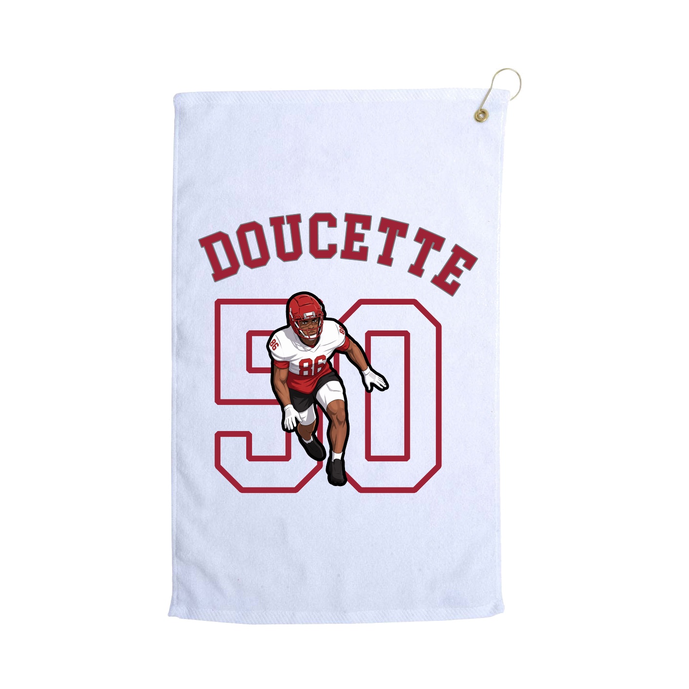 Golf Towel — Shirsey Arch in White