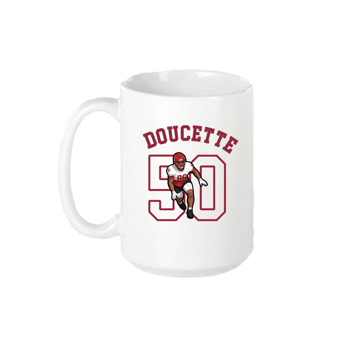 15oz Coffee Mug — Shirsey Arch in White