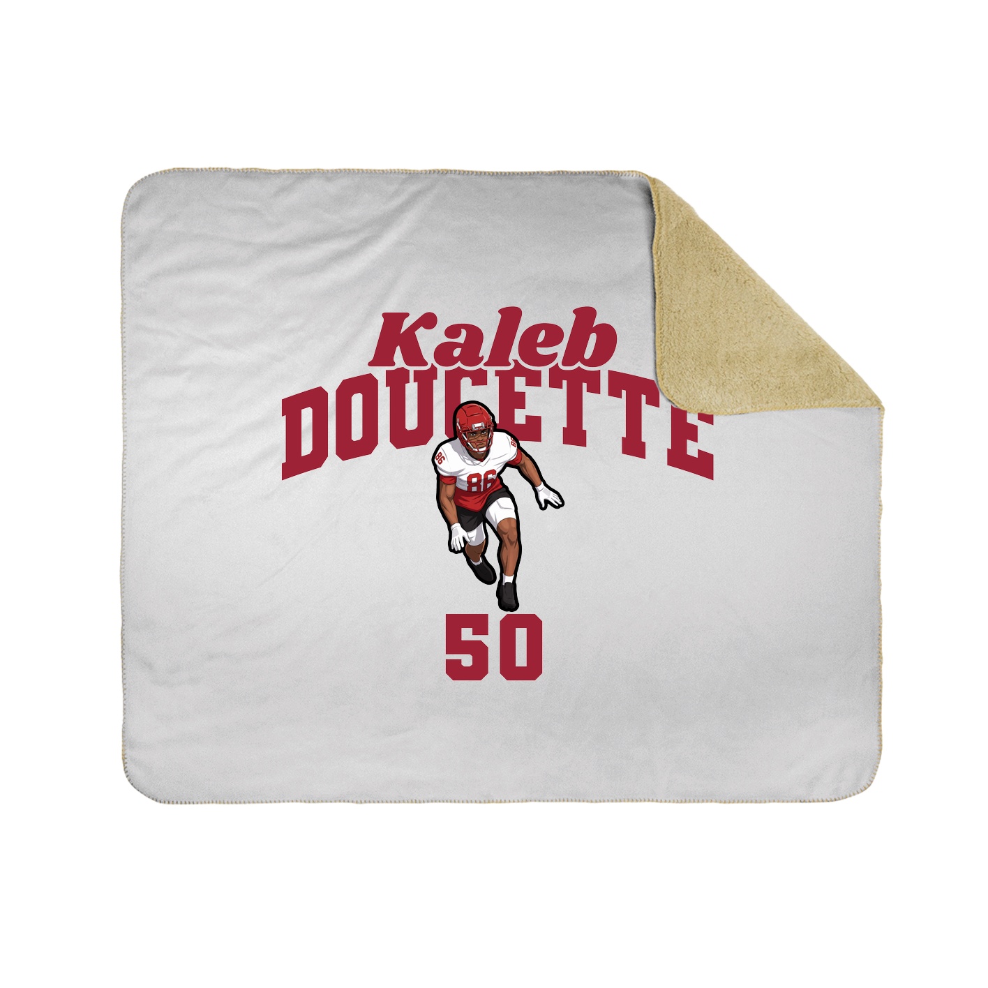 Throw Blanket — Signature Arch in White