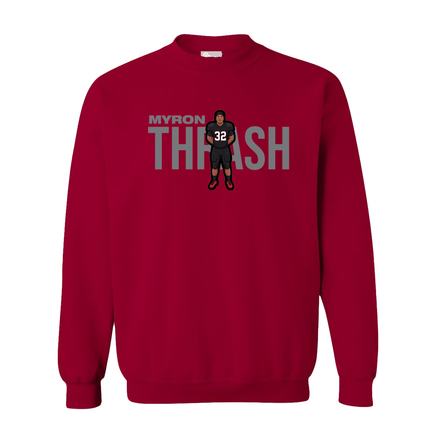Fleece Crew — Player Name in Cardinal