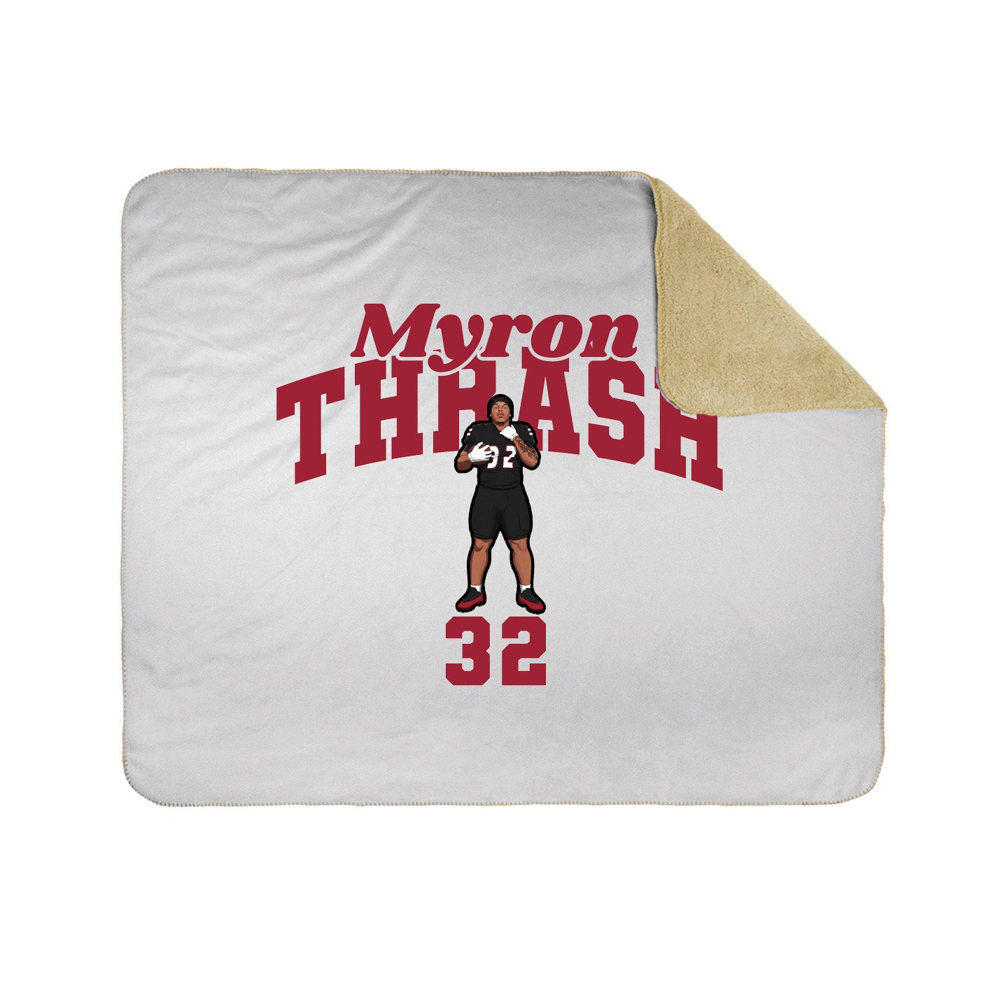 Throw Blanket — Signature Arch in White