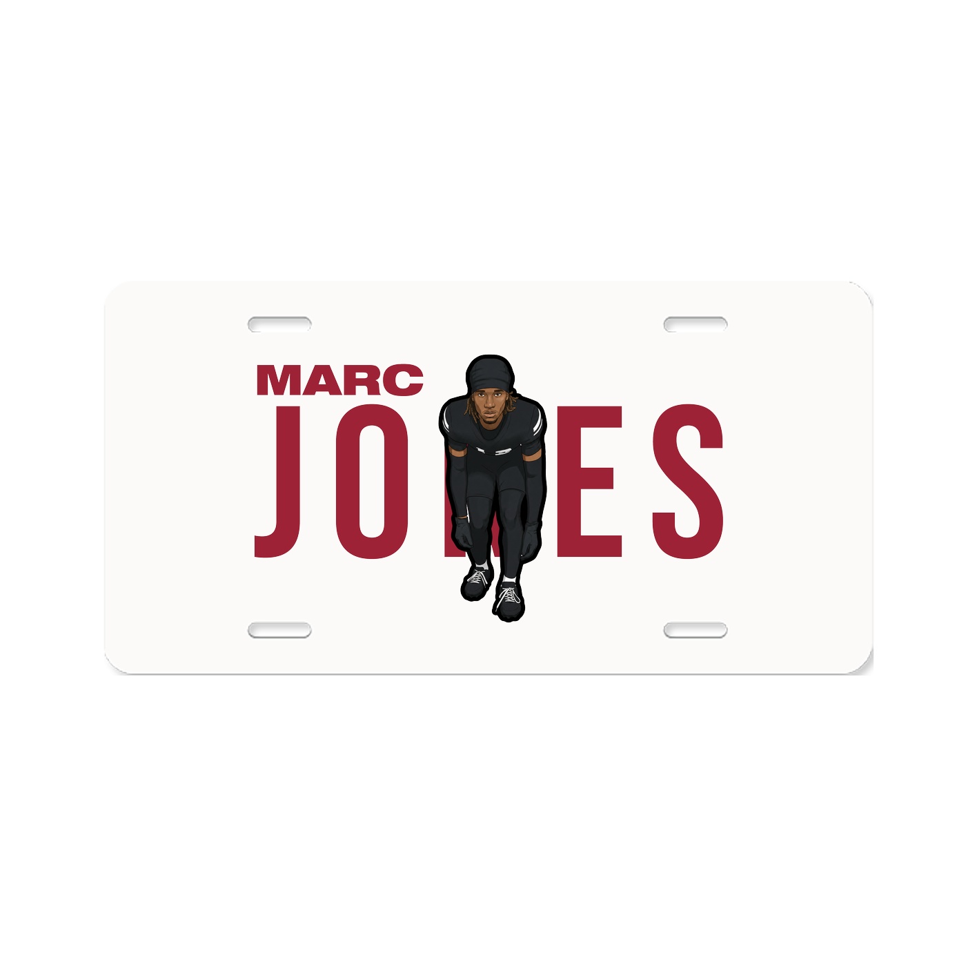 License Plate — Player Name in Classic