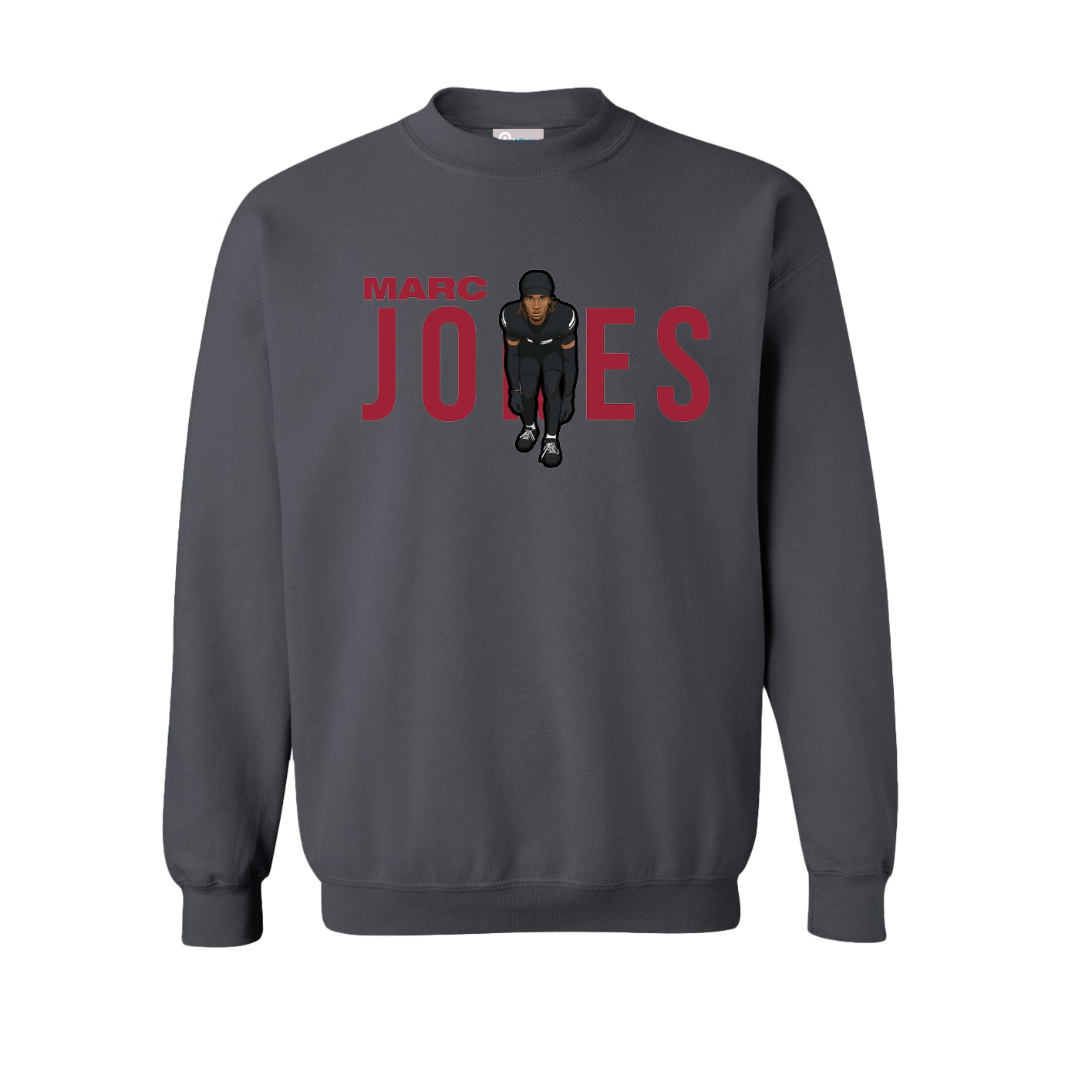 Fleece Crew — Player Name in Grey