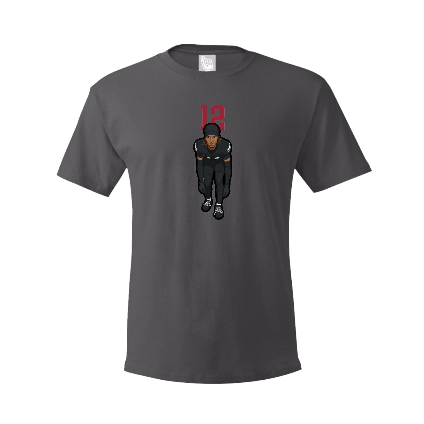 Tee — Number Top in Grey