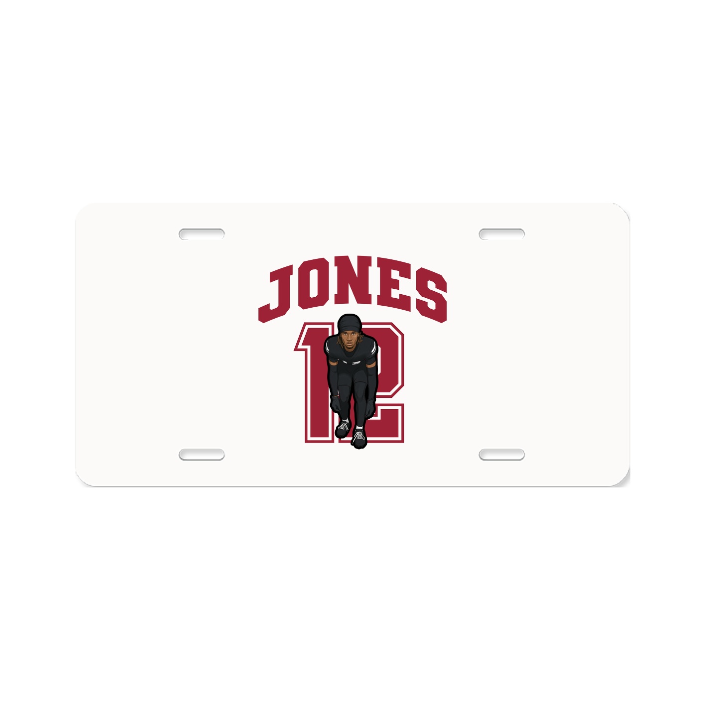 License Plate — Number in Classic