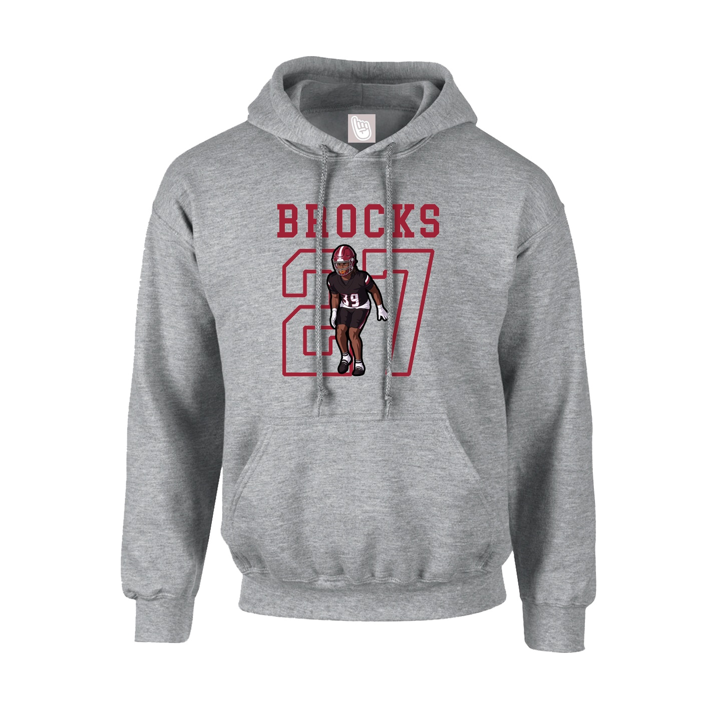 Hoodie — Shirsey in Grey