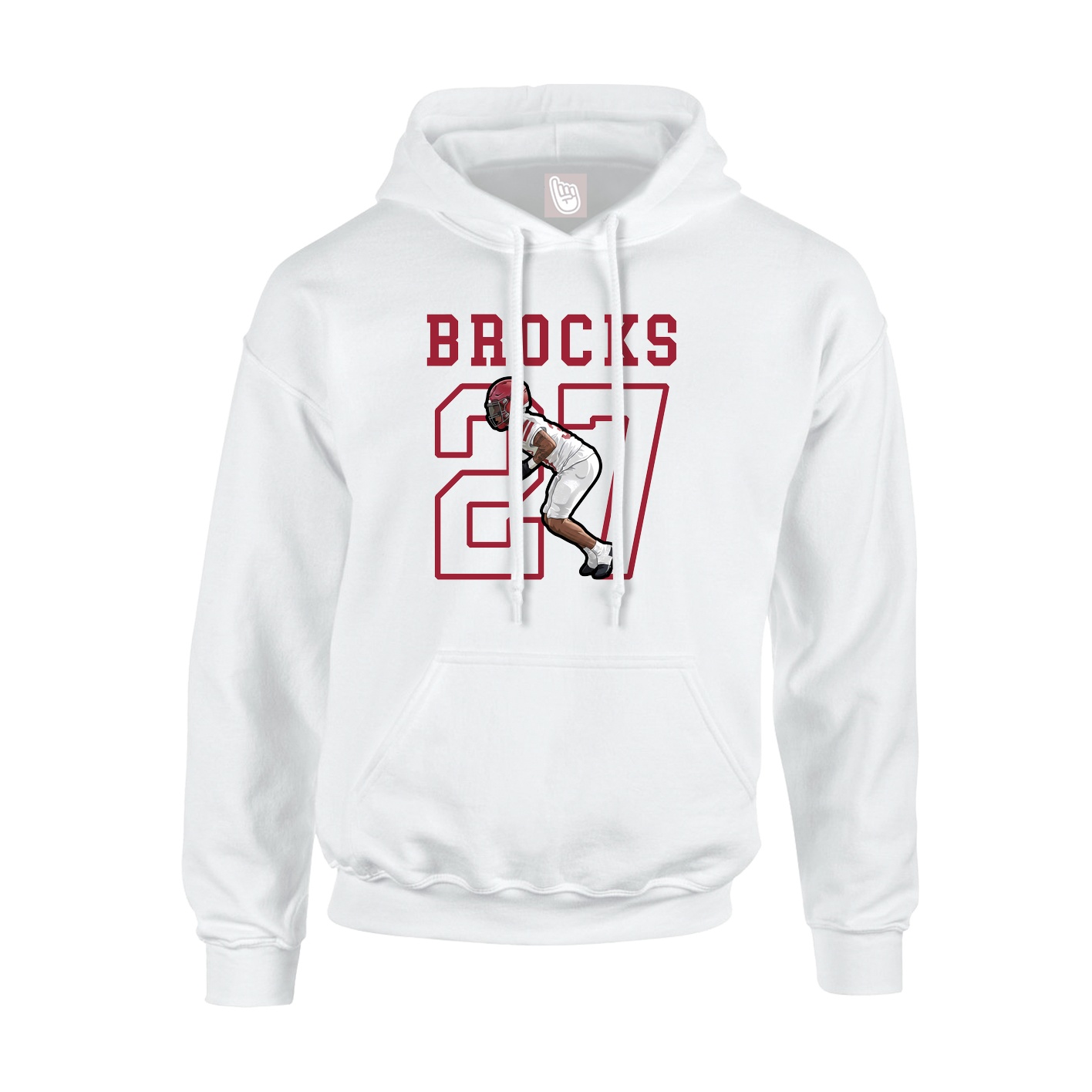 Hoodie — Shirsey in White