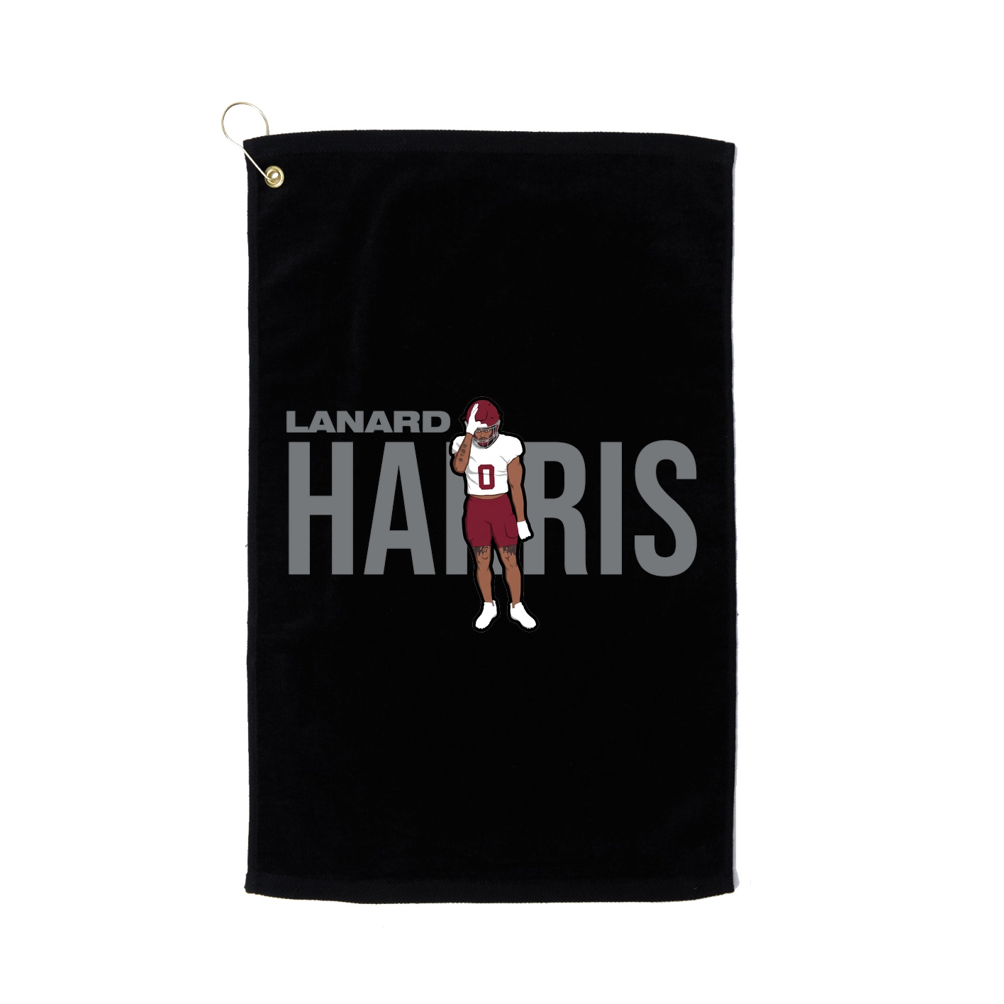Golf Towel — Player Name in Black