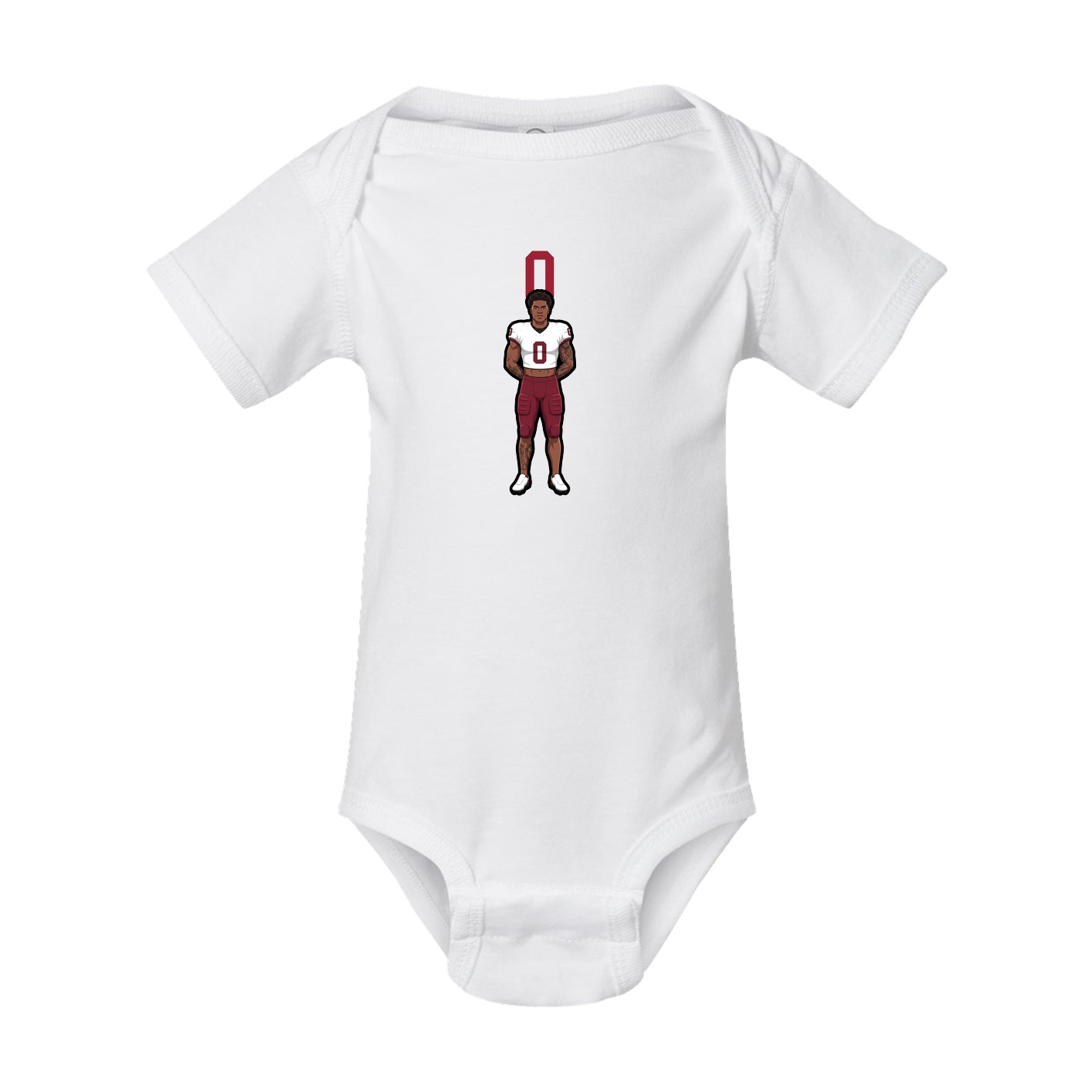 Baby Onesie — Number Top in White