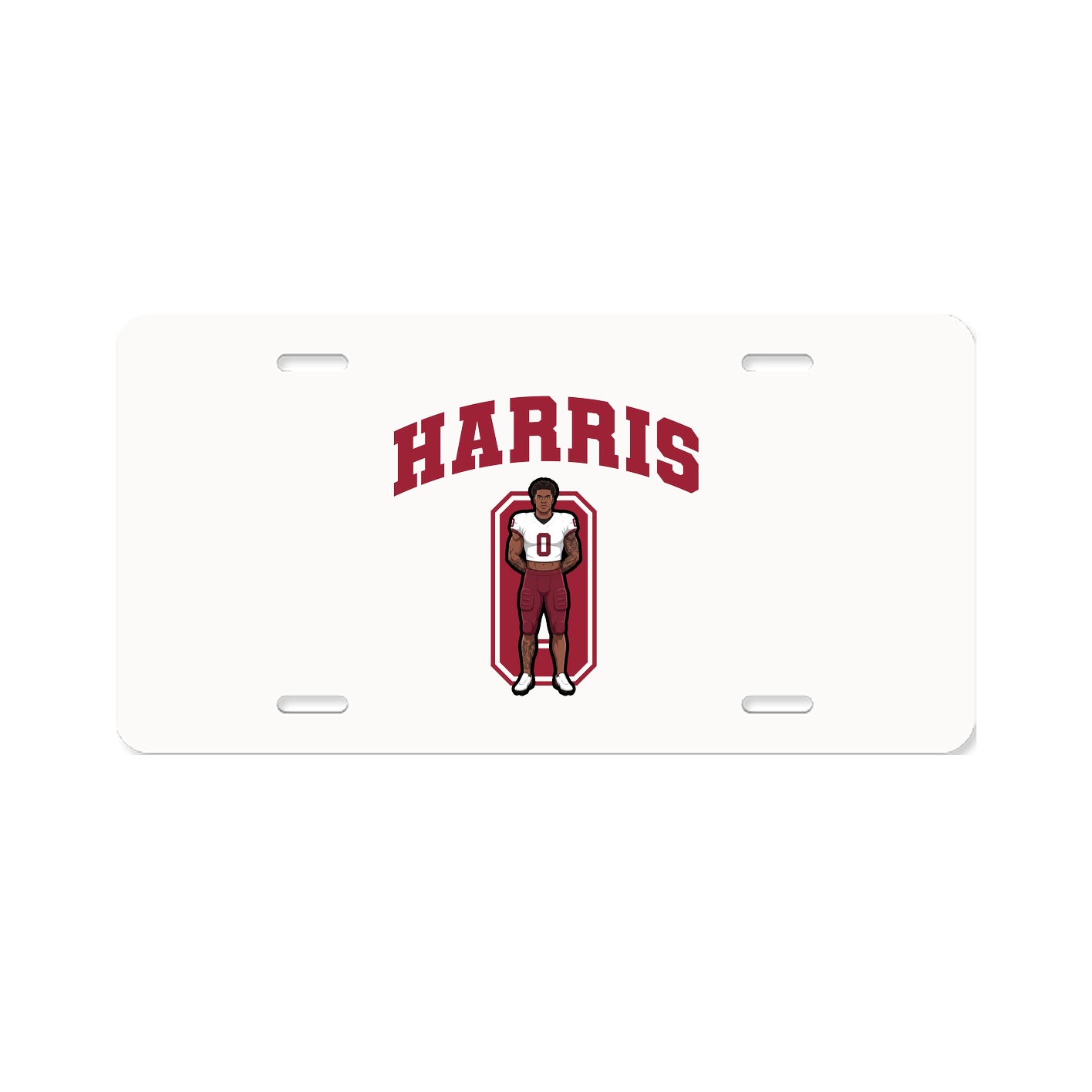 License Plate — Number in Classic