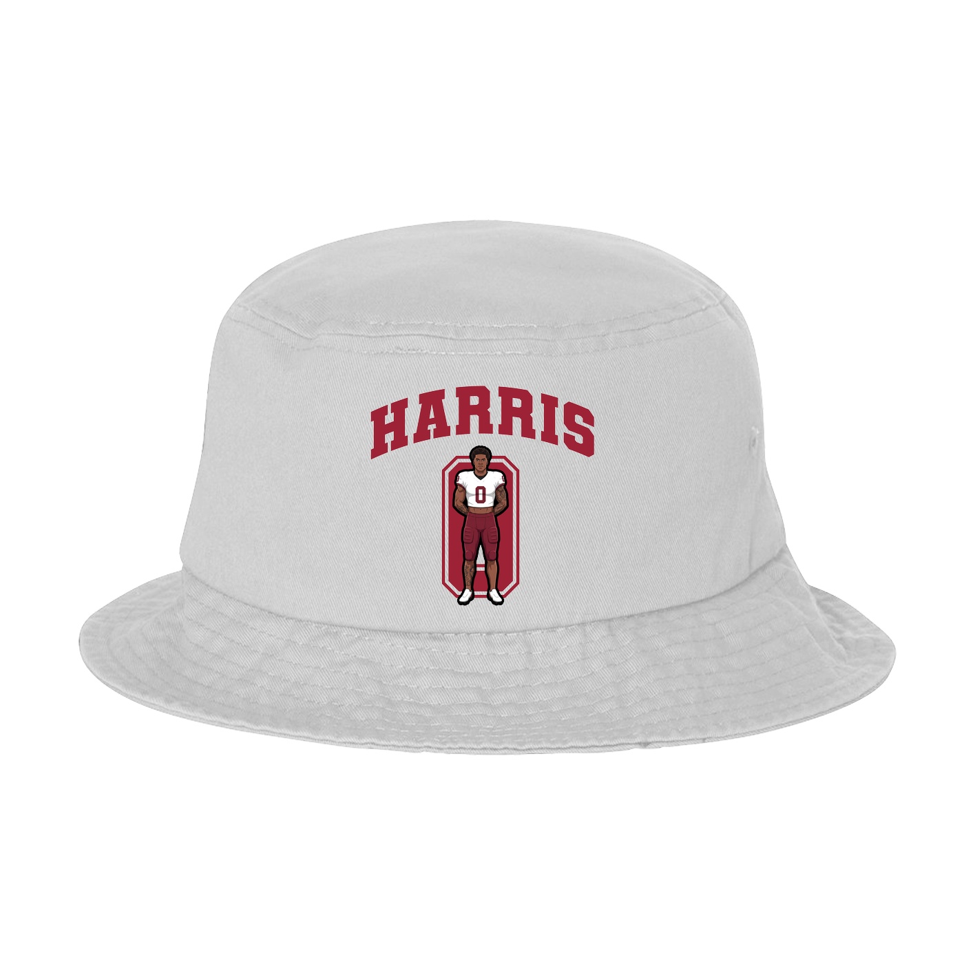 Bucket Cap — Number in White