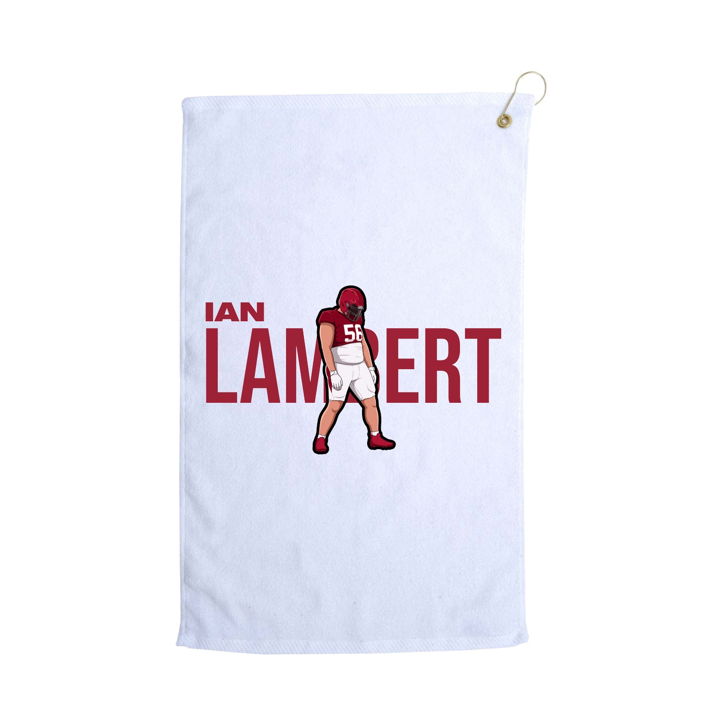 Golf Towel — Player Name in White
