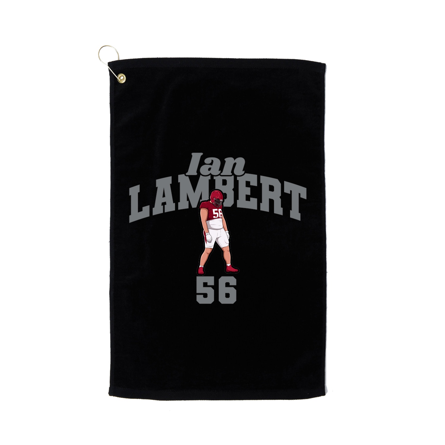 Golf Towel — Signature Arch in Black