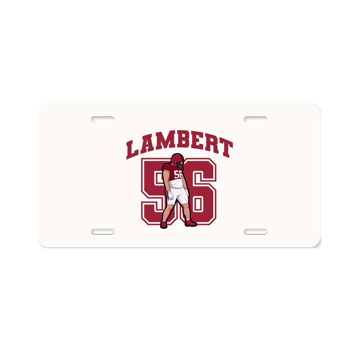 License Plate — Number in Classic