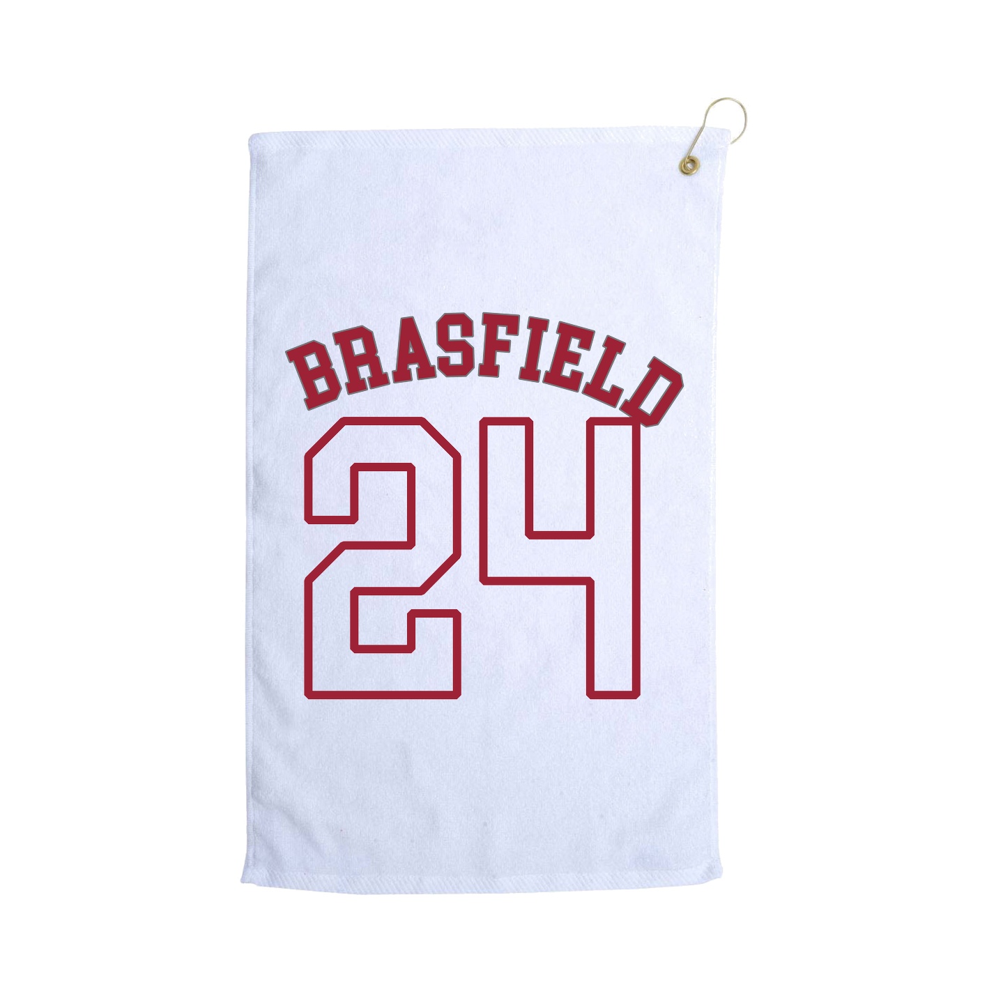 Golf Towel — Shirsey Arch in White