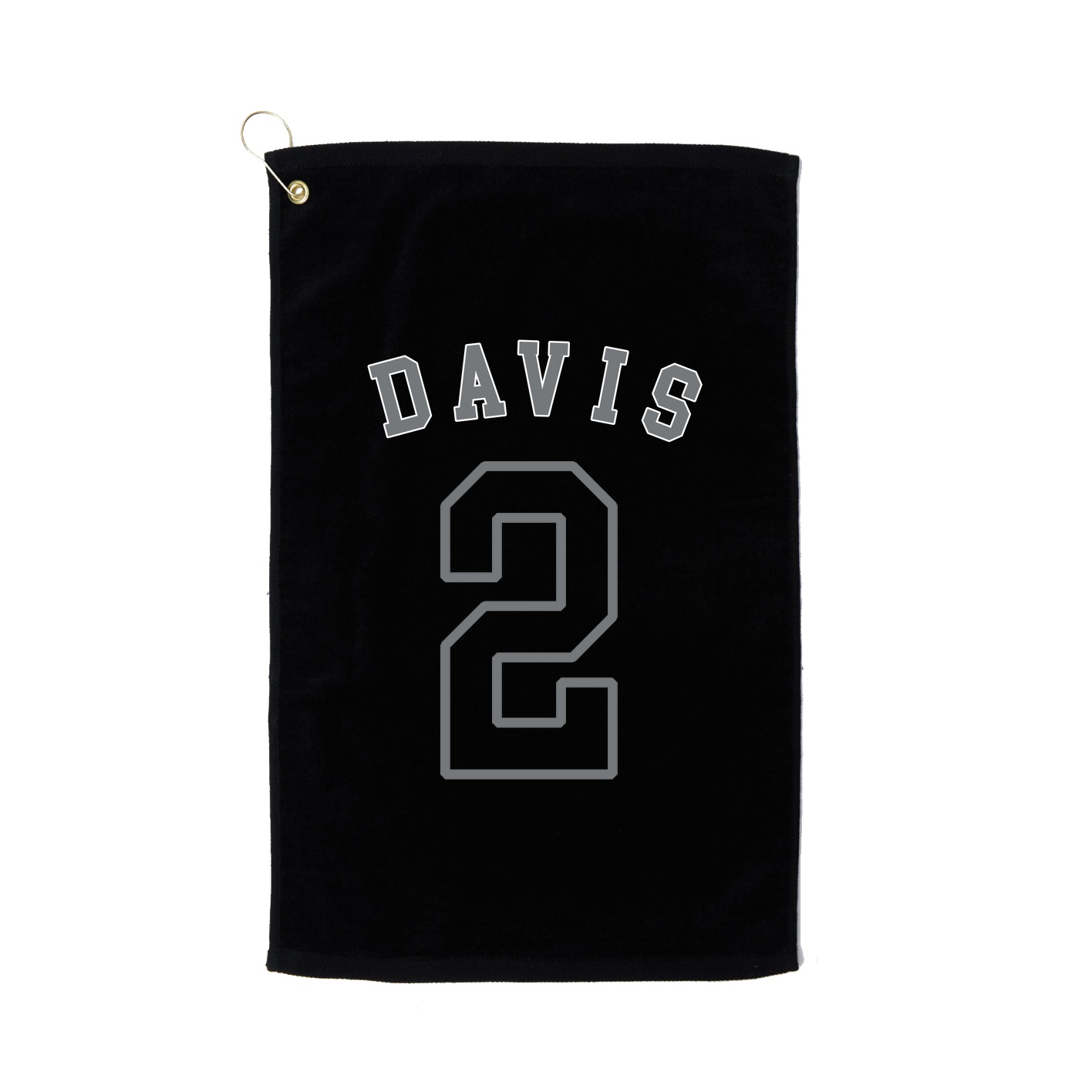 Golf Towel — Shirsey Arch in Black