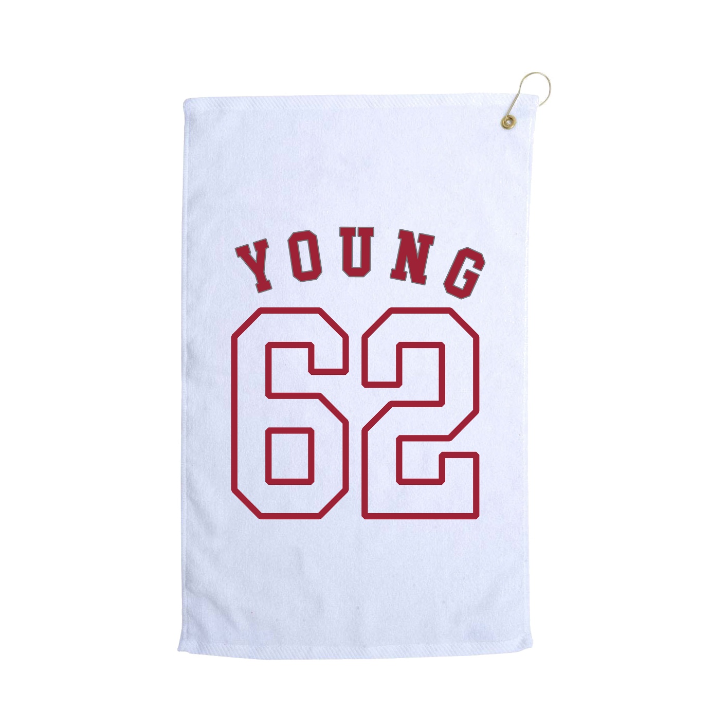Golf Towel — Shirsey Arch in White