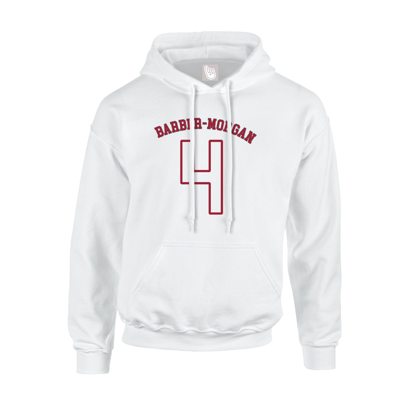 Hoodie — Shirsey Arch in White