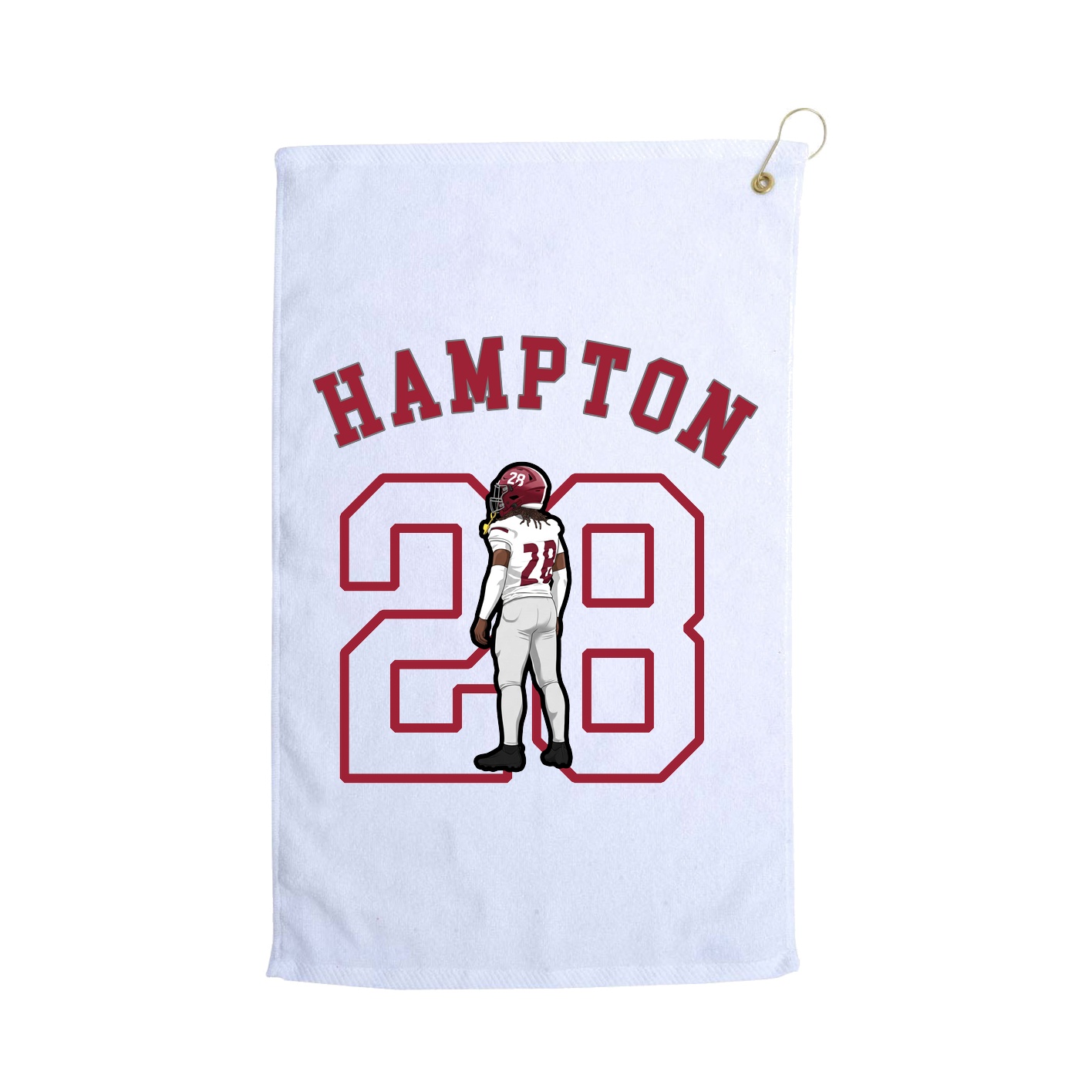 Golf Towel — Shirsey Arch in White