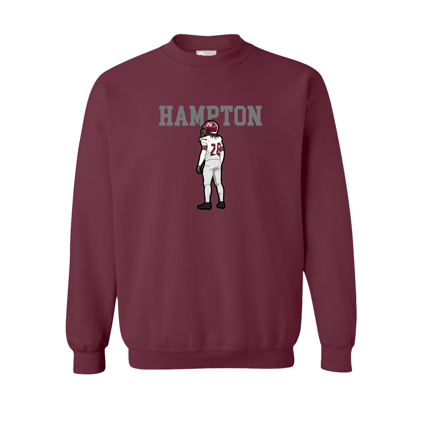Fleece Crew — Shirsey in Maroon