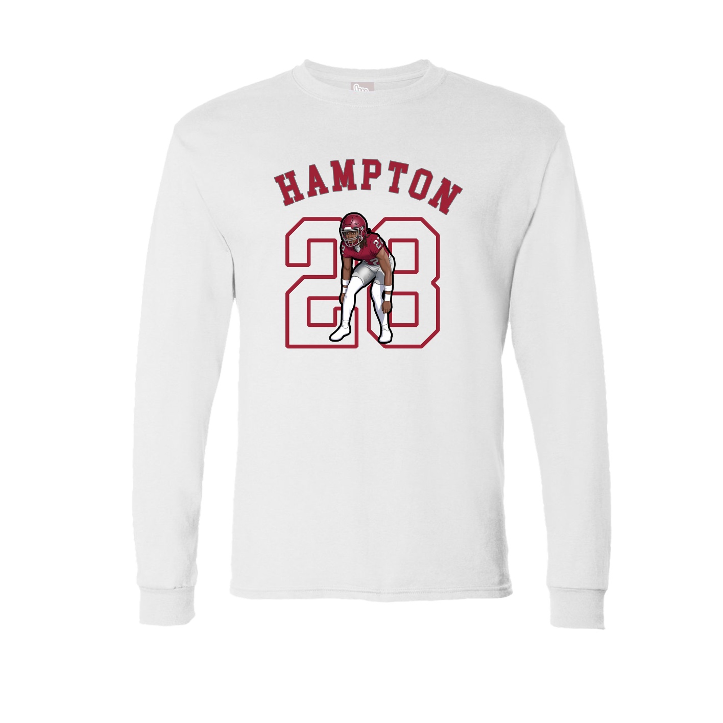 Long Sleeve Tee — Shirsey Arch in White