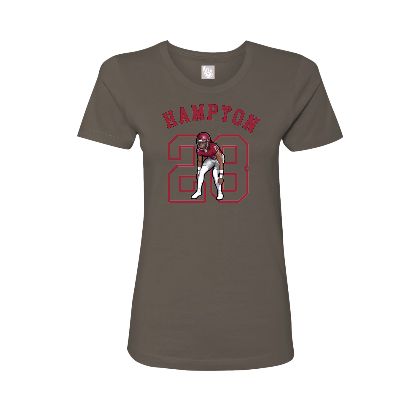 Fitted Women's Tee — Shirsey Arch in Grey