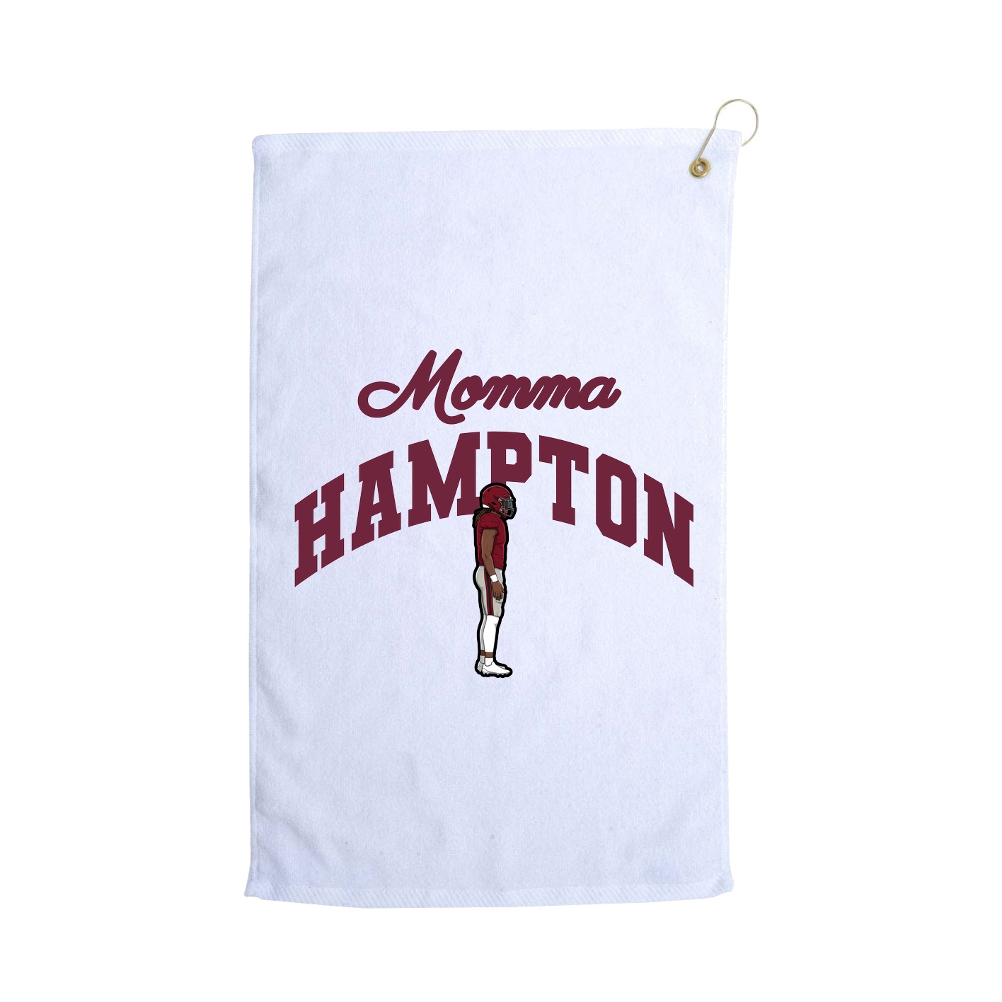 Golf Towel — Mothers Day Arch in White