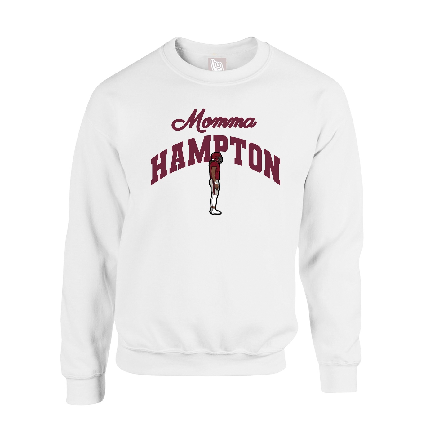 Fleece Crew — Mothers Day Arch in White