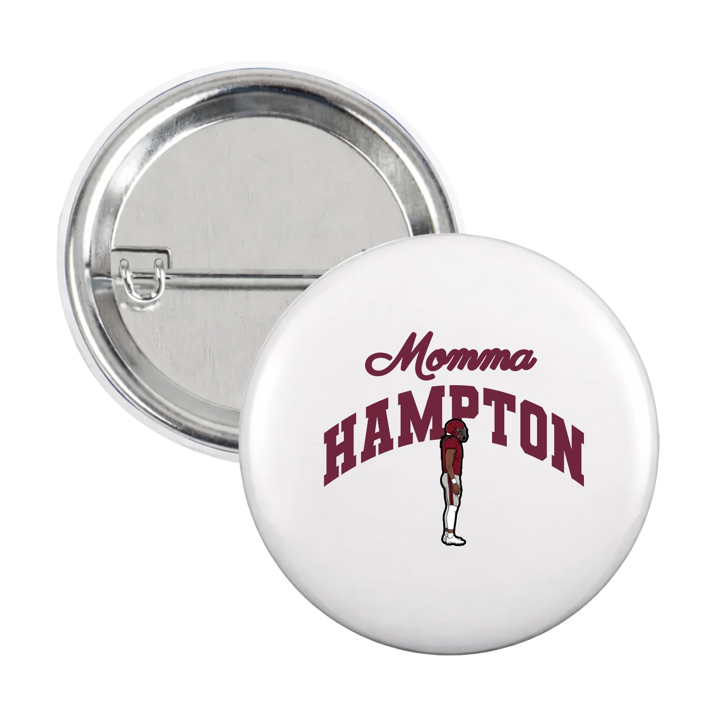 Game Day Button — Mothers Day Arch in White