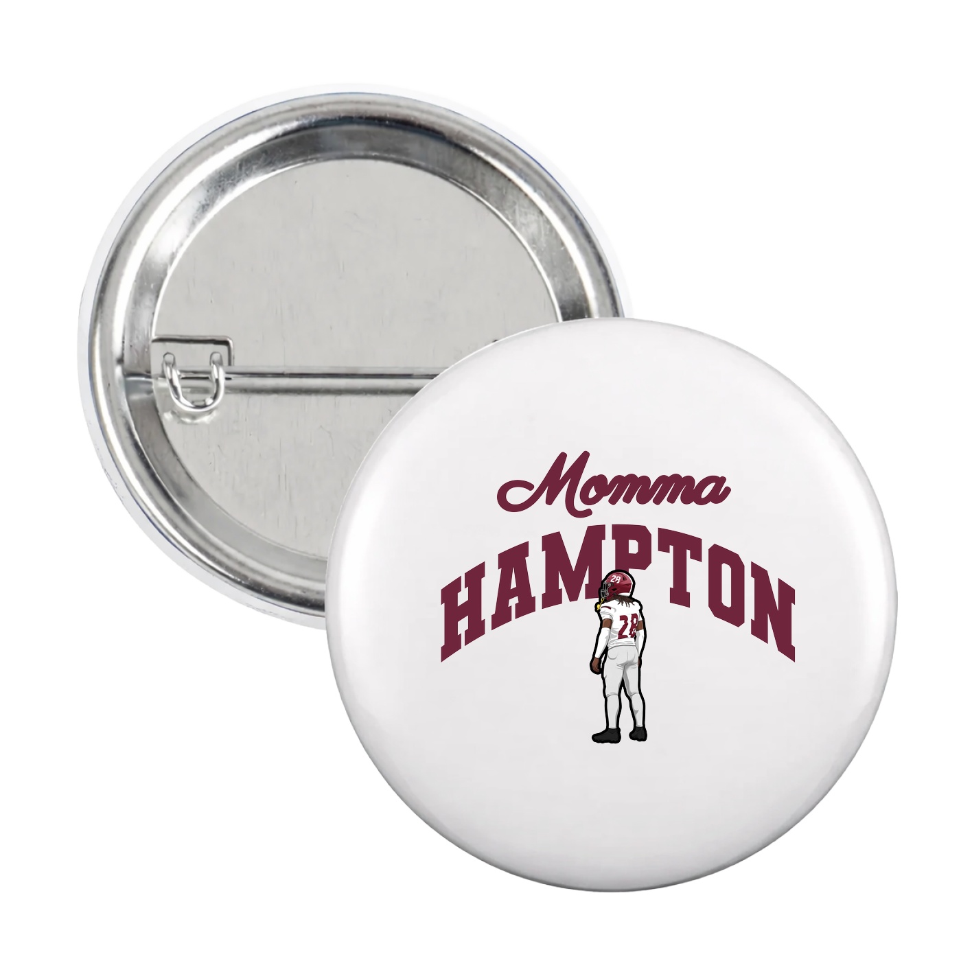 Game Day Button — Mothers Day Arch in White