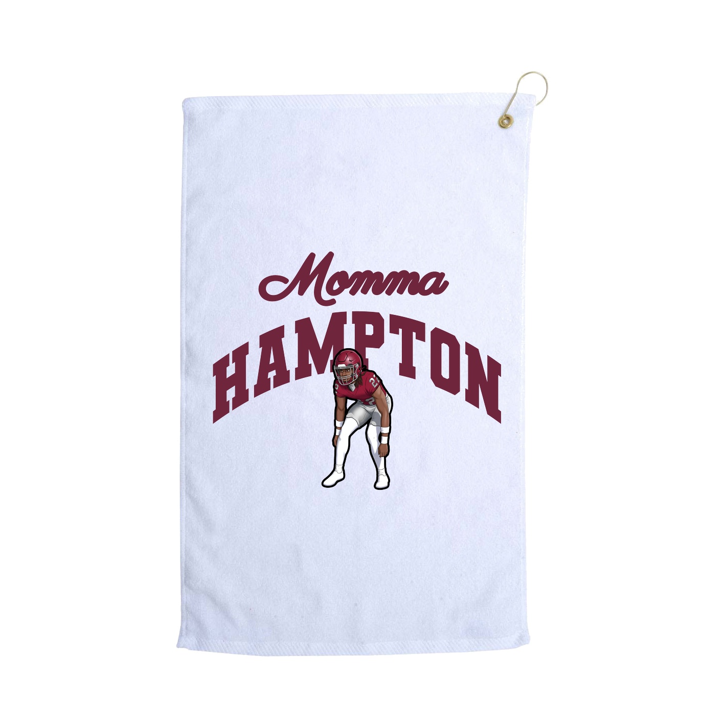 Golf Towel — Mothers Day Arch in White
