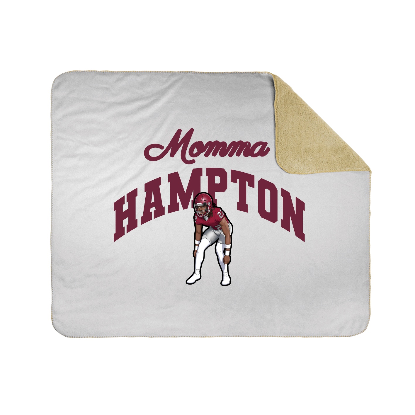 Throw Blanket — Mothers Day Arch in White