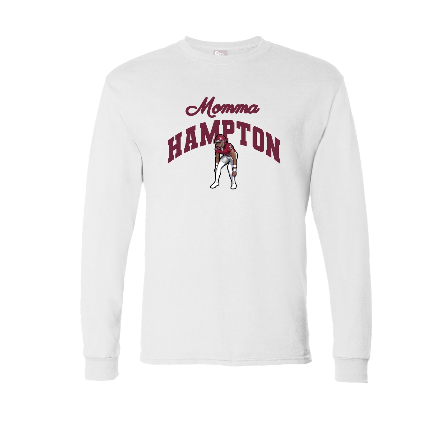 Long Sleeve Tee — Mothers Day Arch in White