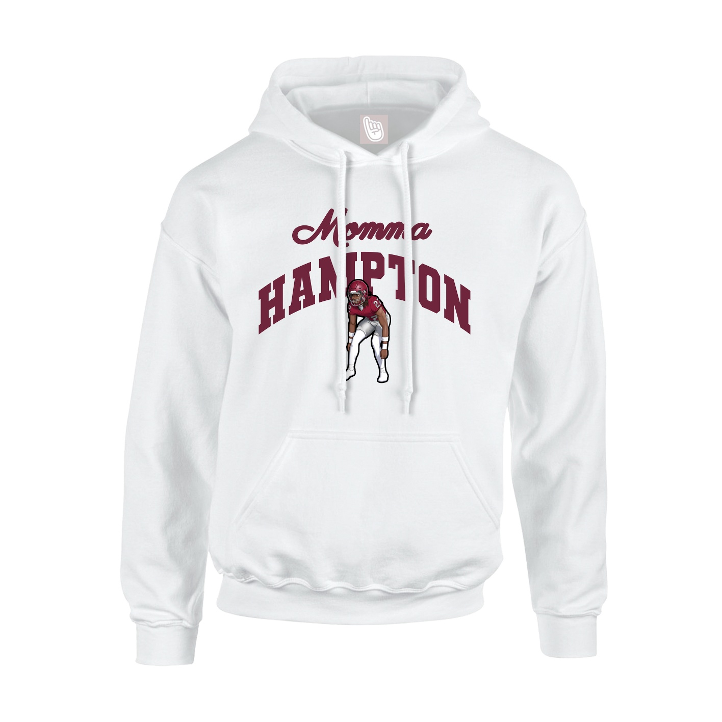 Youth Hoodie — Mothers Day Arch in White