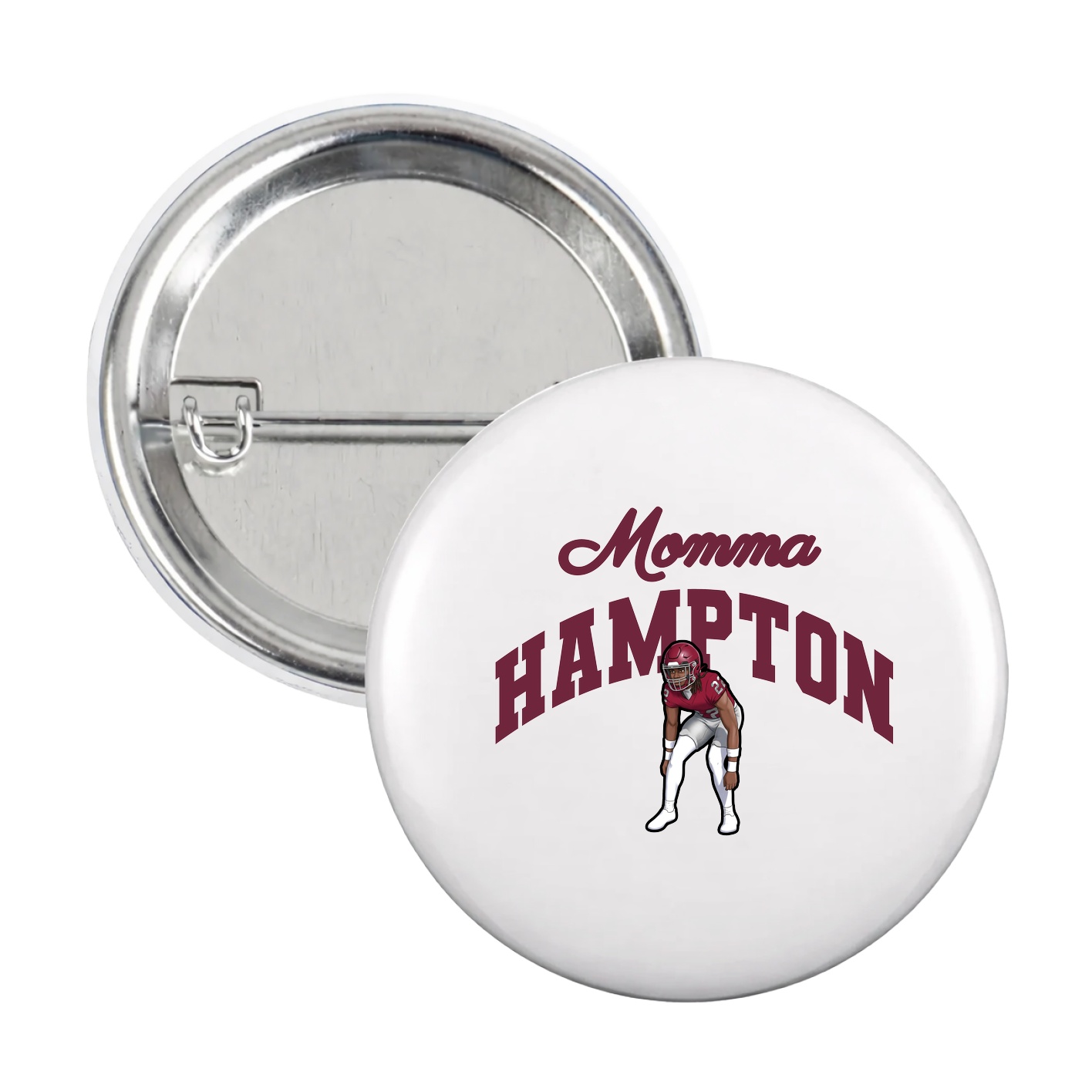 Game Day Button — Mothers Day Arch in White
