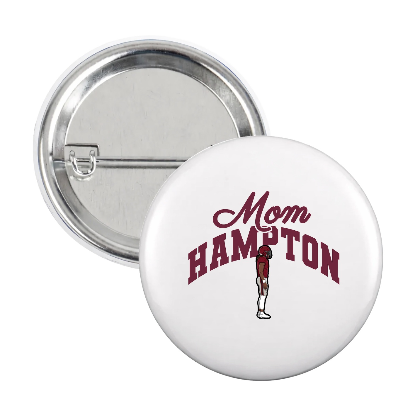 Game Day Button — Mothers Day Arch in White
