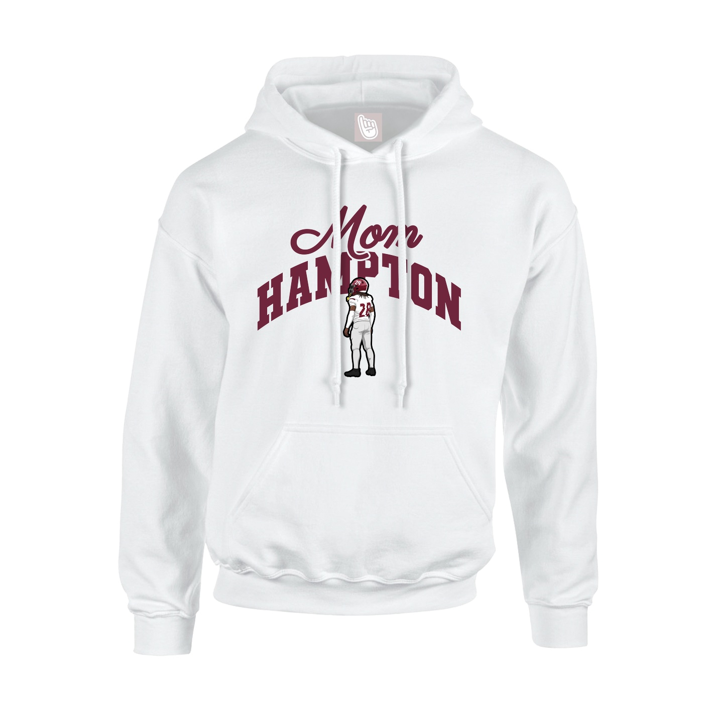 Hoodie — Mothers Day Arch in White