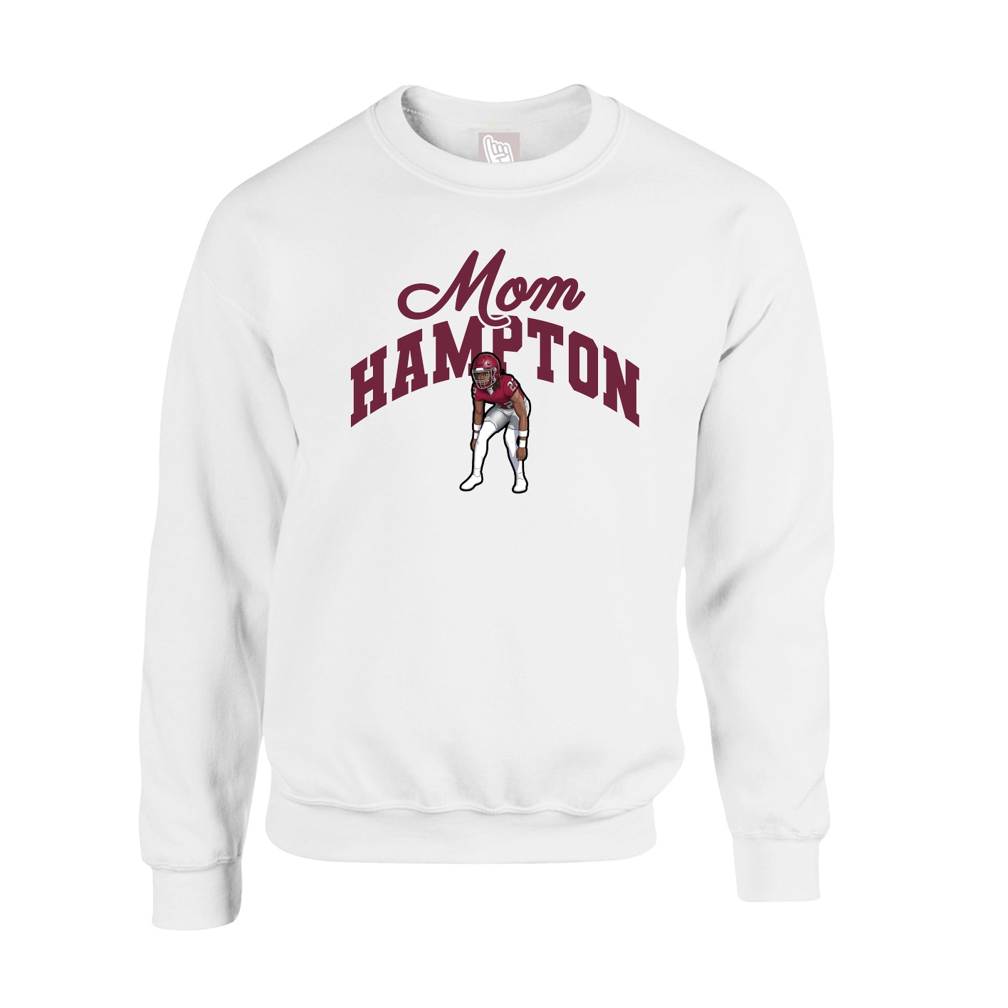 Fleece Crew — Mothers Day Arch in White