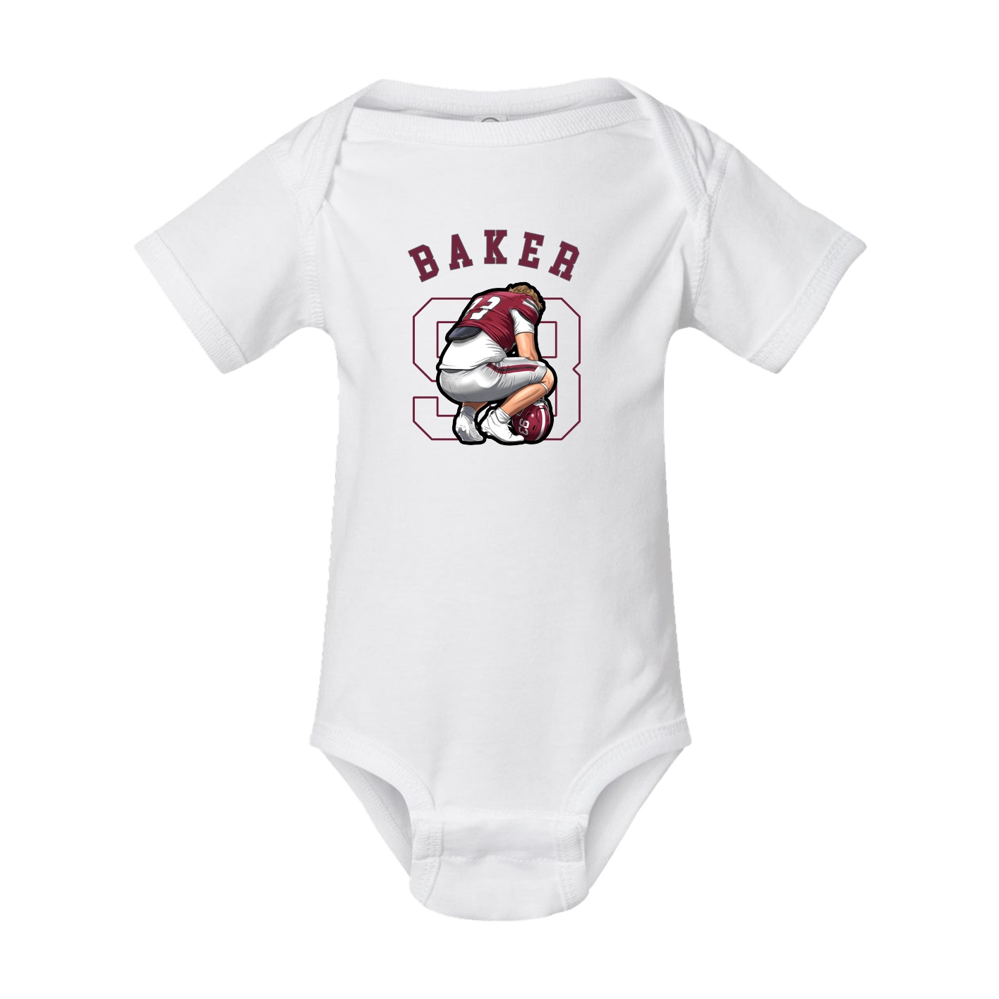 Baby Onesie — Shirsey Arch in White
