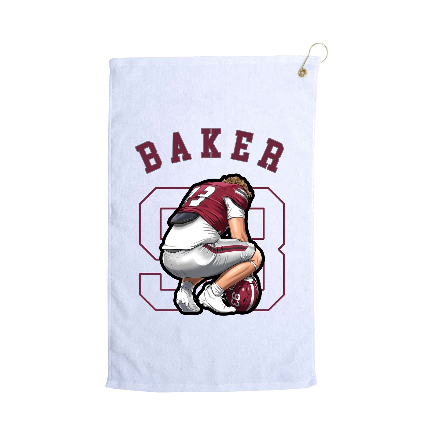 Golf Towel — Shirsey Arch in White