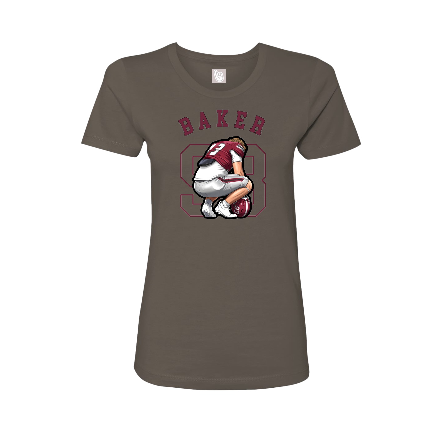 Fitted Women's Tee — Shirsey Arch in Grey