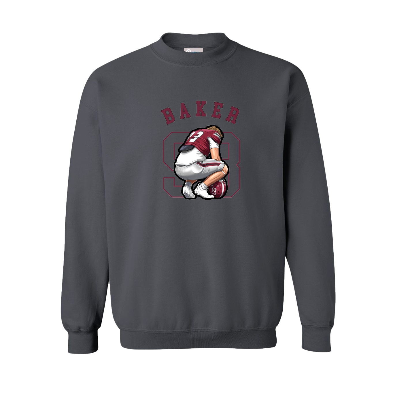 Fleece Crew — Shirsey Arch in Grey