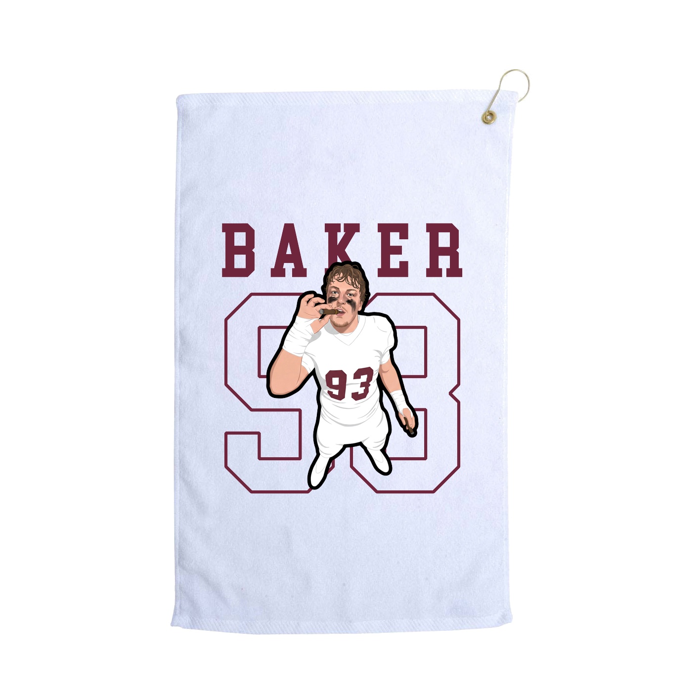 Golf Towel — Shirsey in White