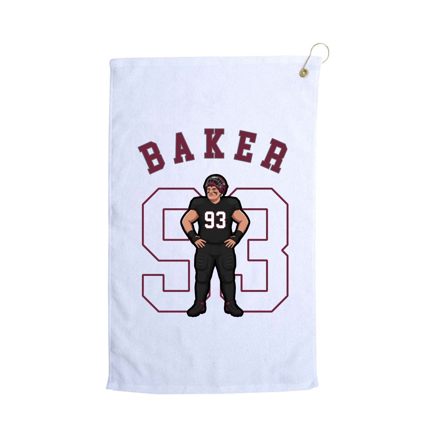 Golf Towel — Shirsey Arch in White