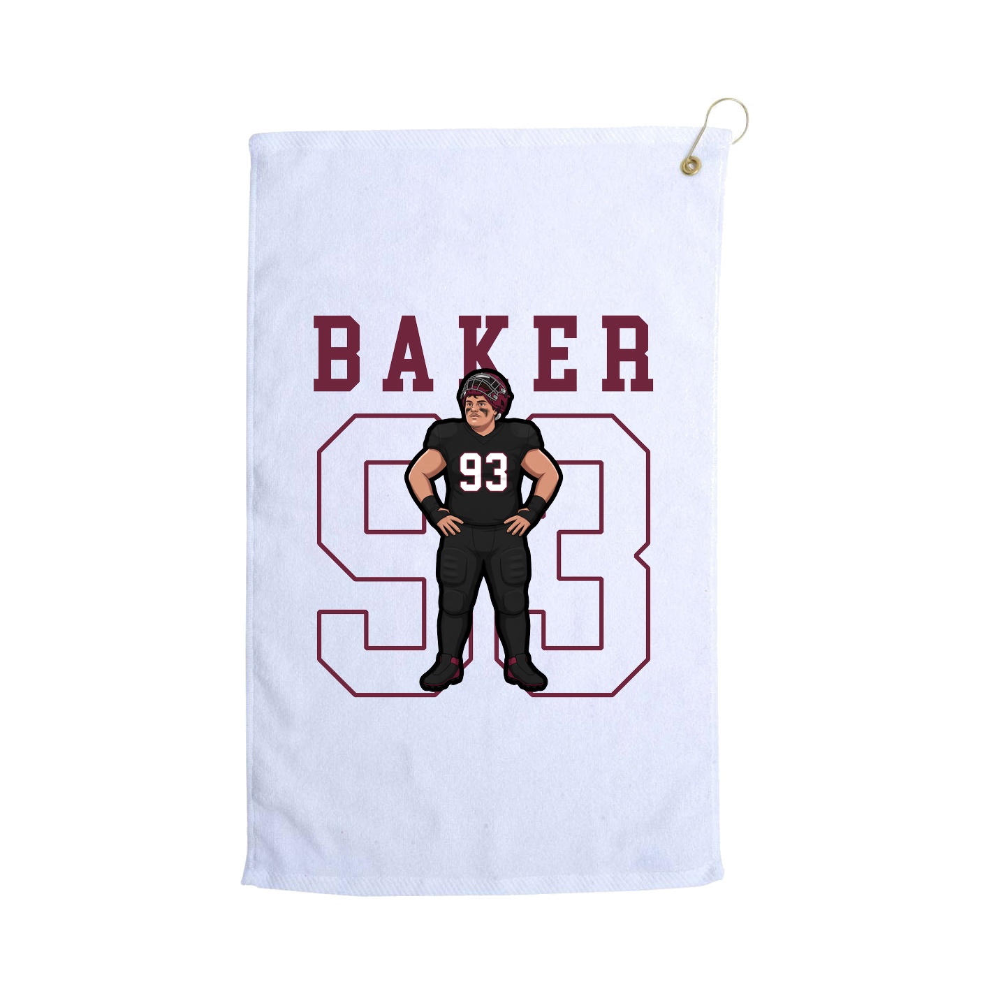 Golf Towel — Shirsey in White