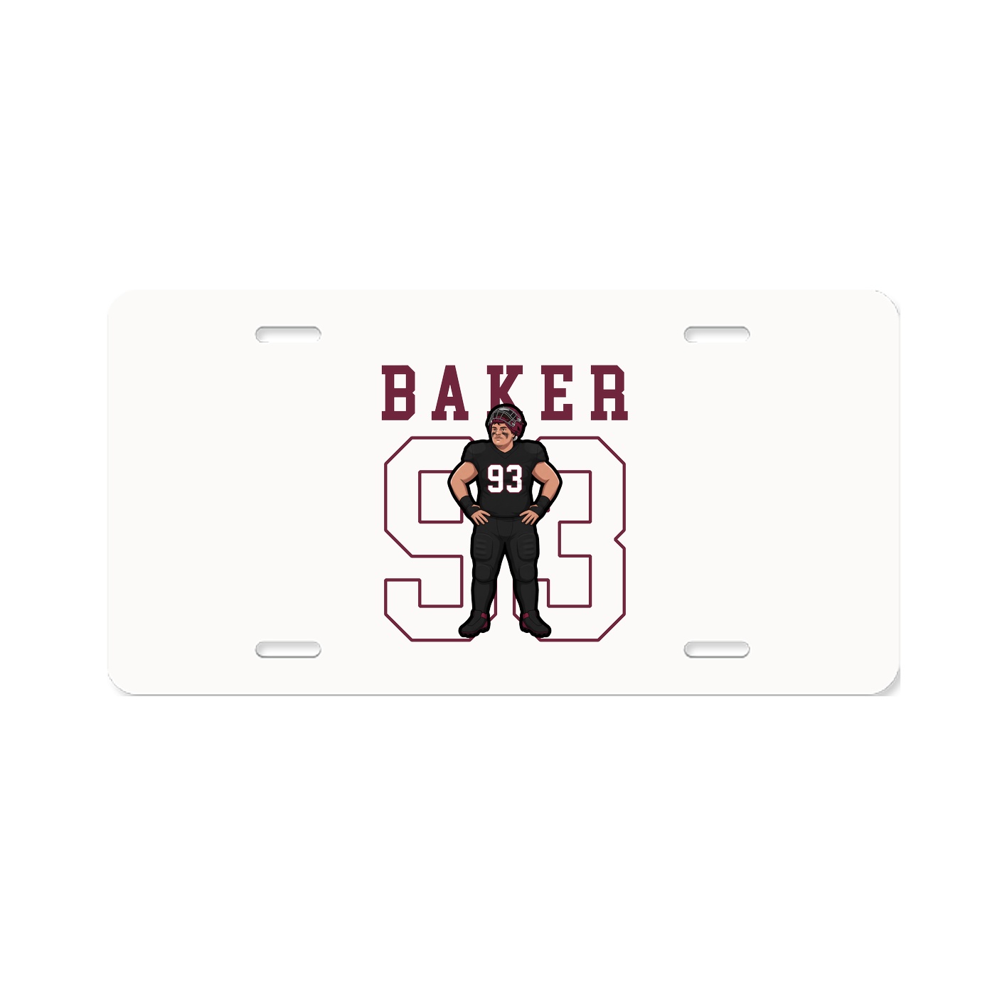 License Plate — Shirsey in Classic