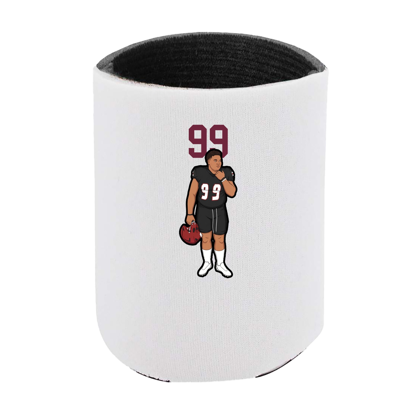 Can Holder — Number Top in White