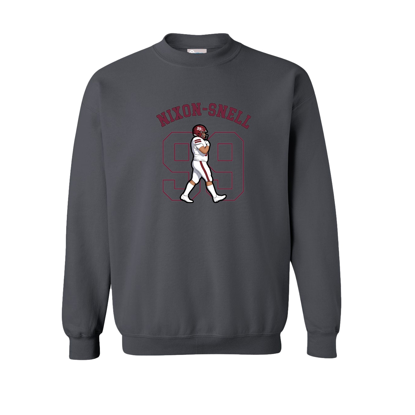 Fleece Crew — Shirsey Arch in Grey