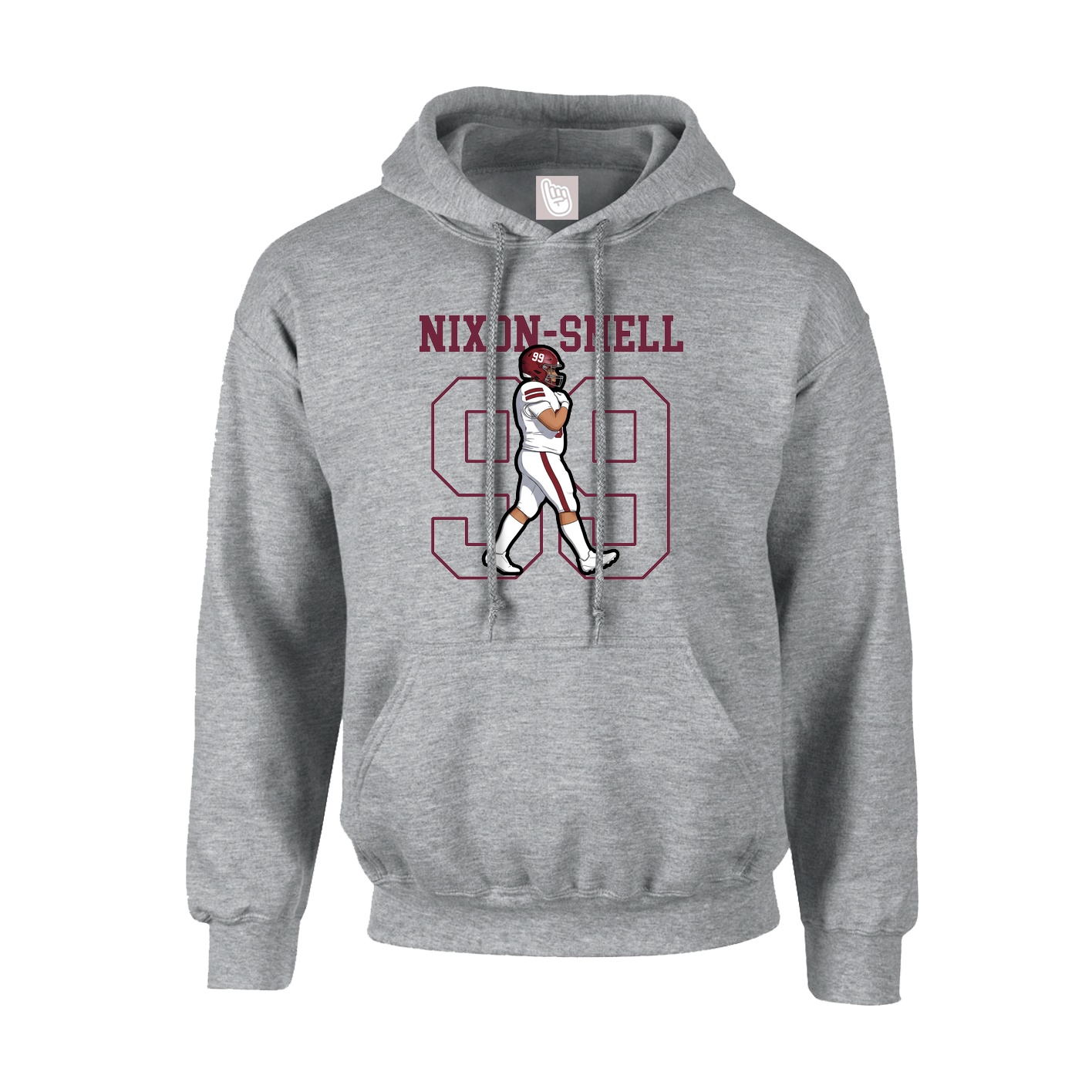 Hoodie — Shirsey in Grey