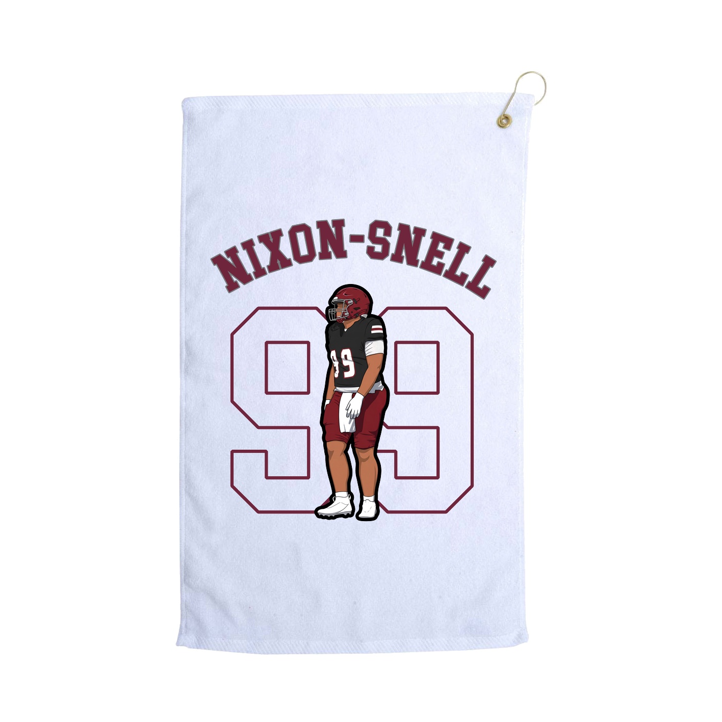 Golf Towel — Shirsey Arch in White